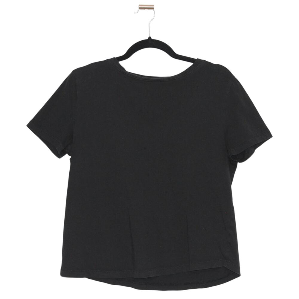 MANGO Black T-shirt Short Sleeve Size Large - Picture 1 of 4